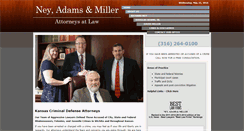 Desktop Screenshot of criminallawyerwichitakansas.com